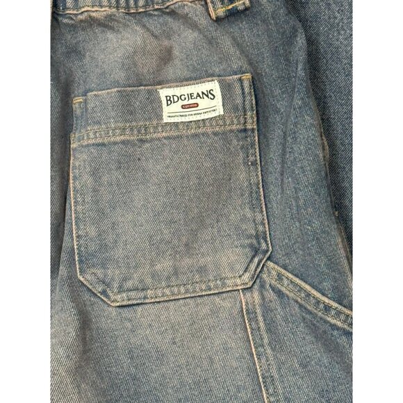 NEW BDG Urban Outfitters Denim Skate Jeans W27 L32 Womens Blue Carpenter Cargo - Picture 10 of 13